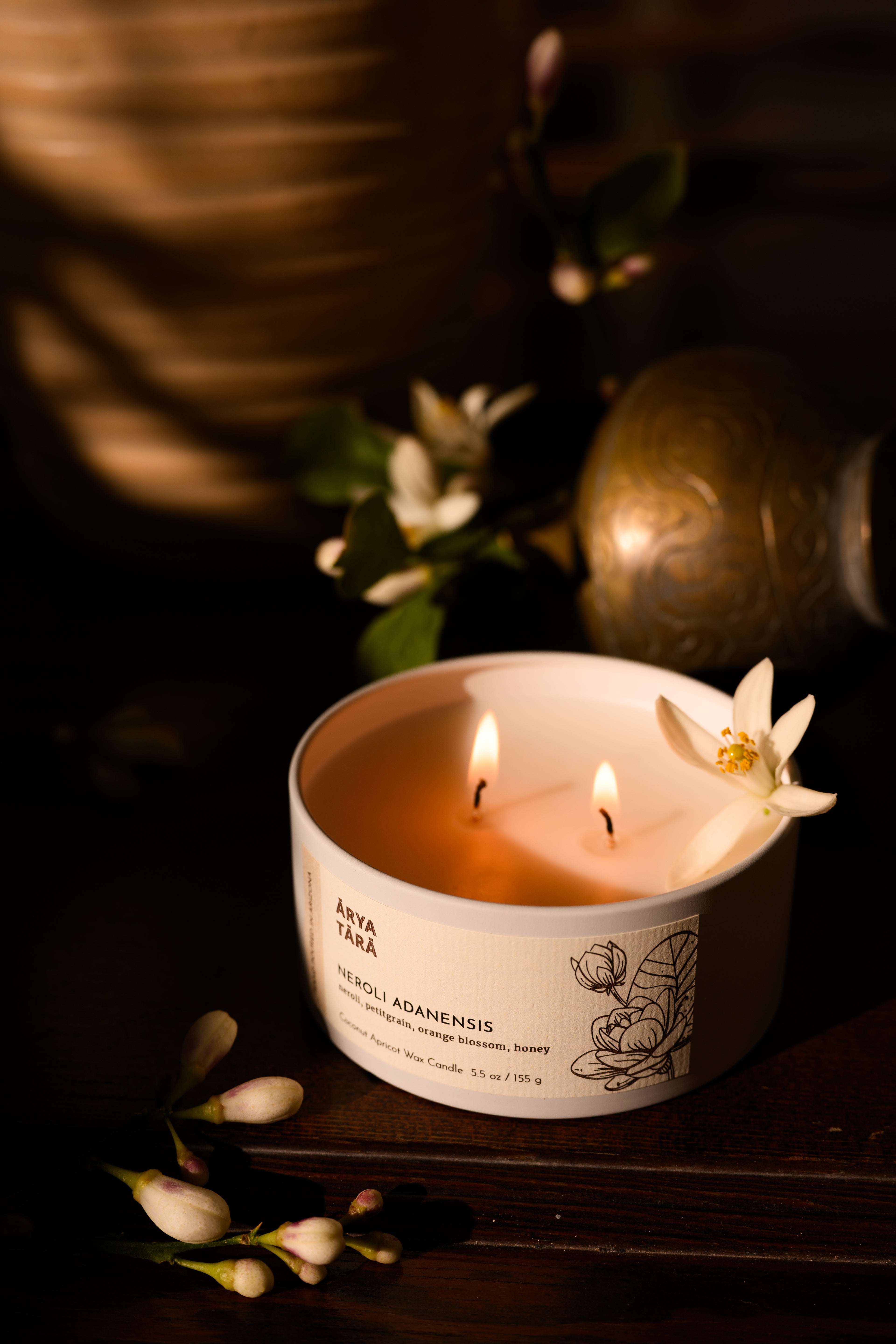 Neroli Adanensis Candle | Ivory Tin