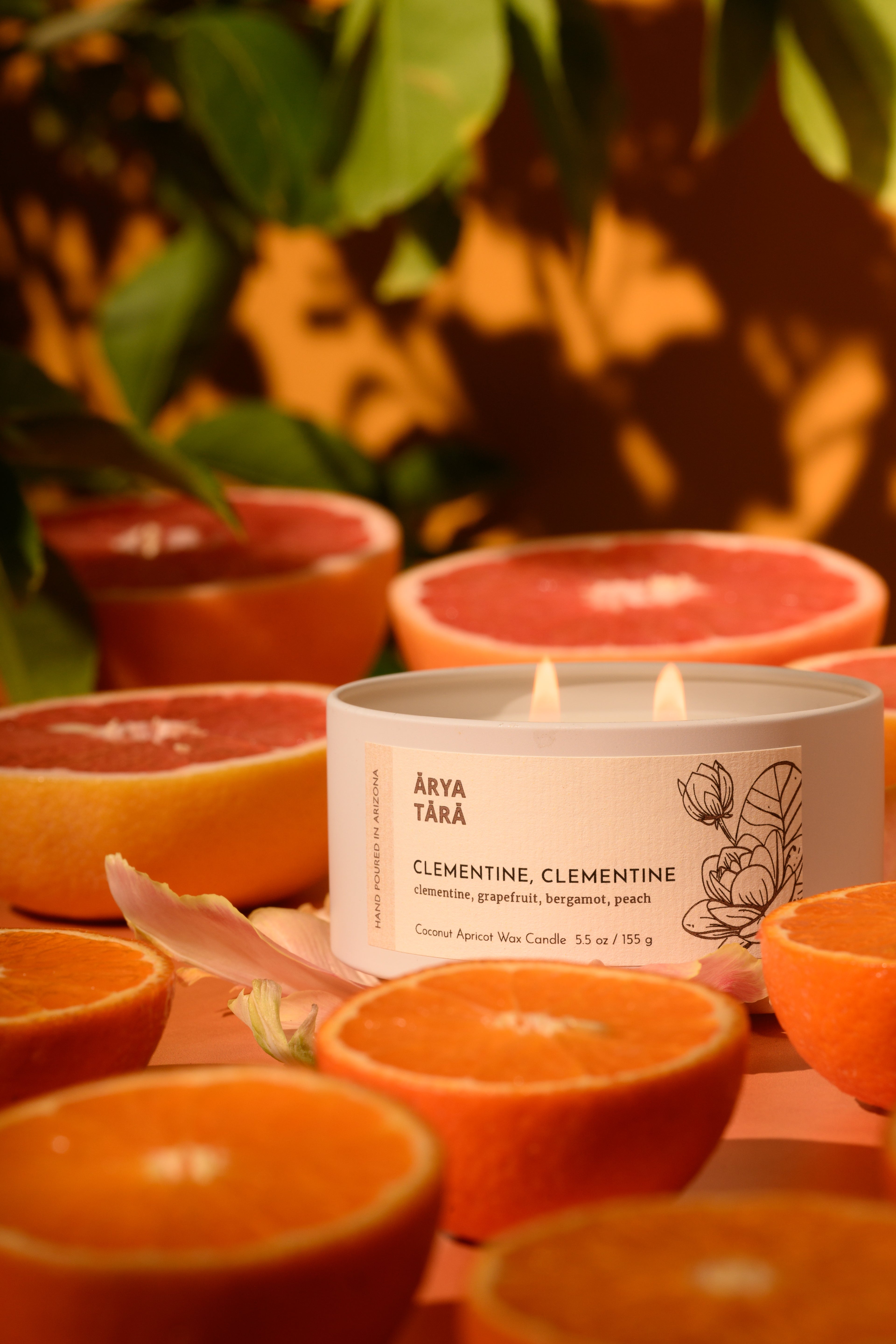 Clementine, Clementine Candle | Ivory Tin