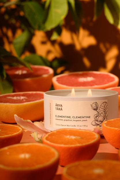 Clementine, Clementine Candle | Ivory Tin