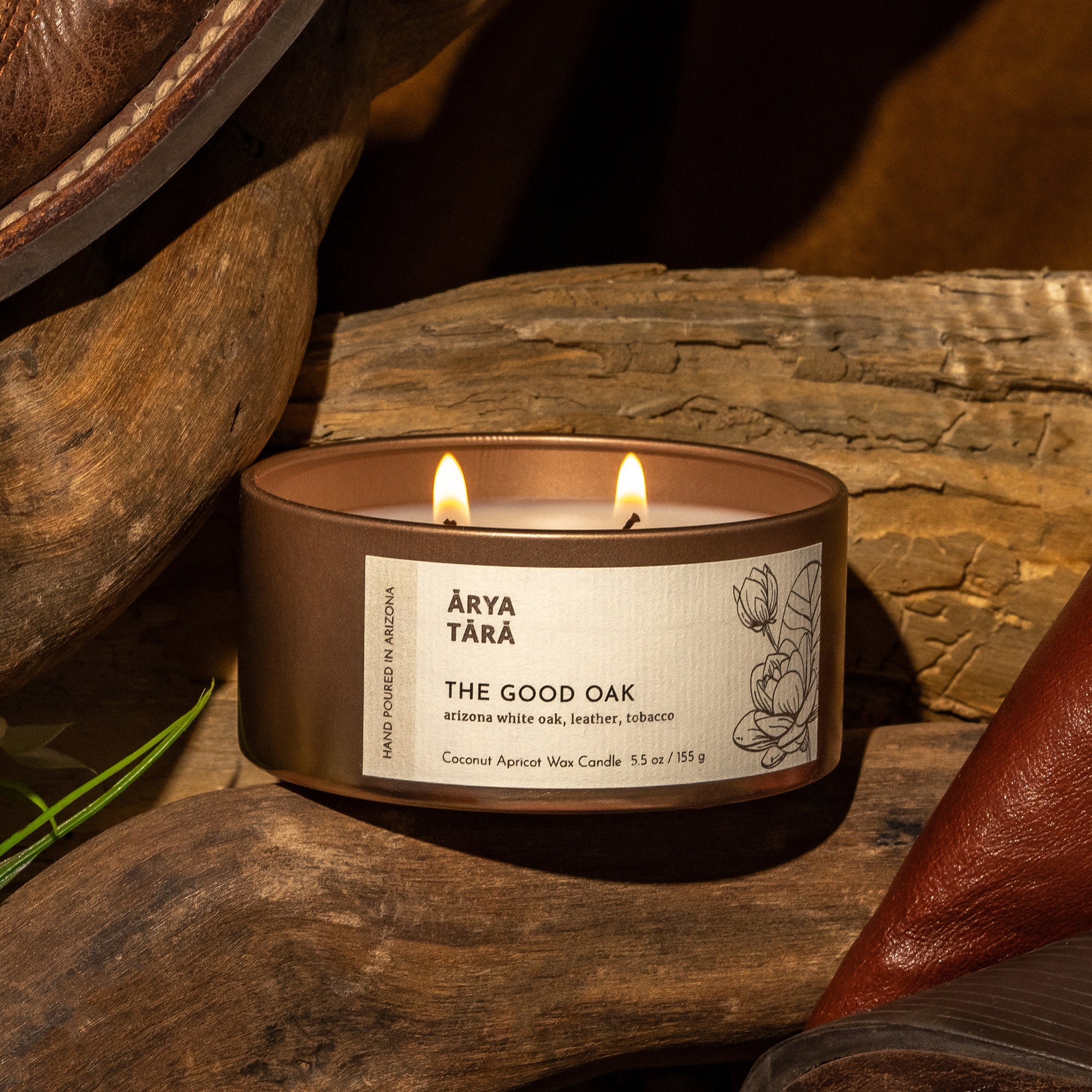 The Good Oak Candle | Copper Tin