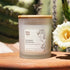 Saguaro Blossoms Candle by Arya Tara Candles. Cactus flower scented candle. Jasmine, magnolia, lily of the valley, honeydew melon, green almond, vanilla. Luxury candle, natural candle. Made in Tucson Arizona, hand poured candle in small batch. Non-toxic natural candle made with coconut apricot wax, lead-free zinc-free wicks, premium fragrances.
