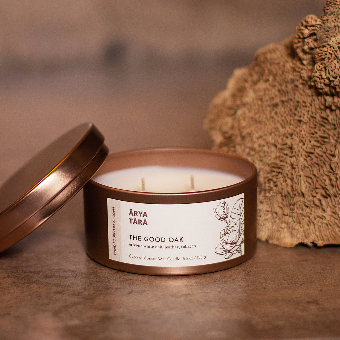 The Good Oak Candle | Copper Tin