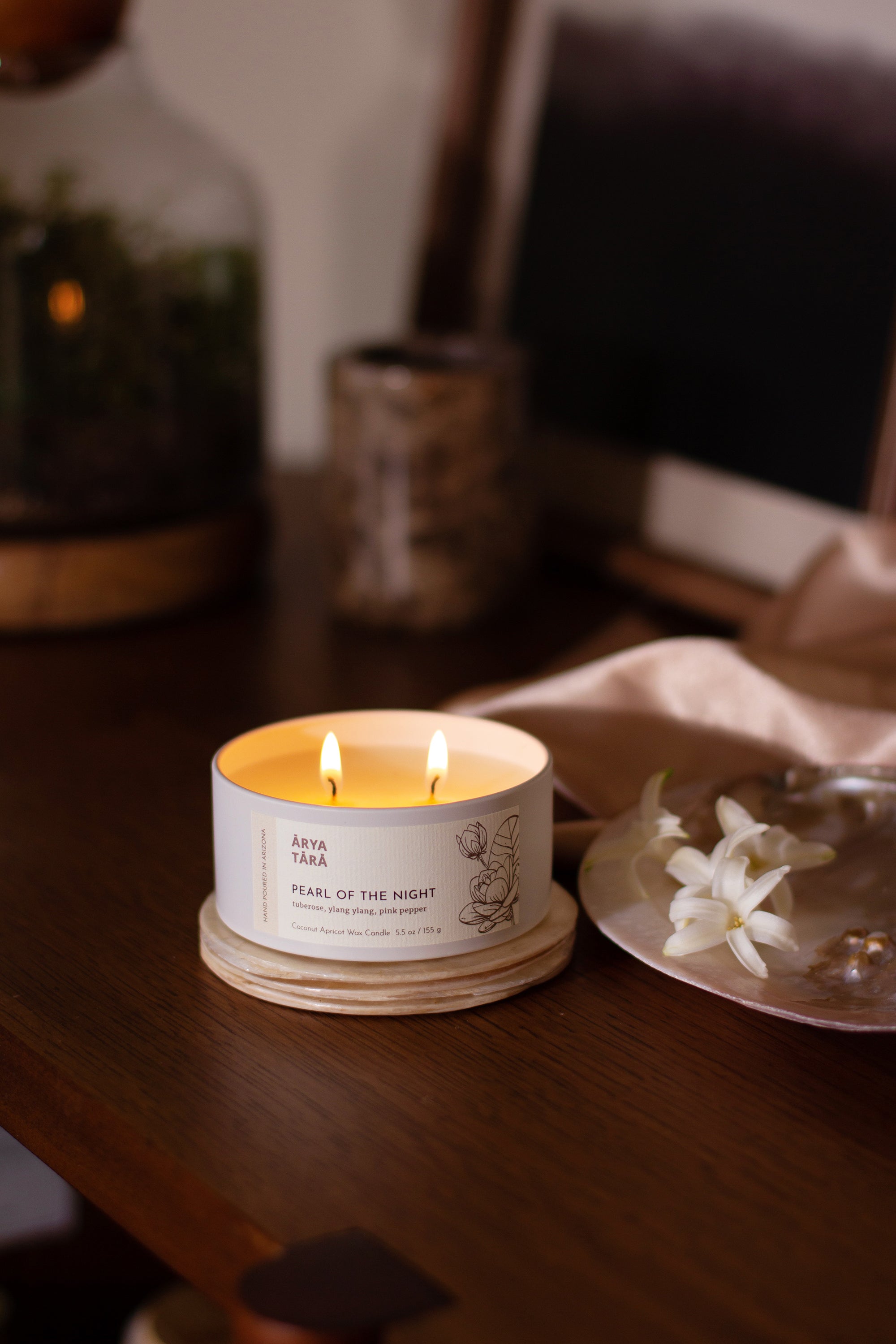 Pearl of the Night Candle | Ivory Tin