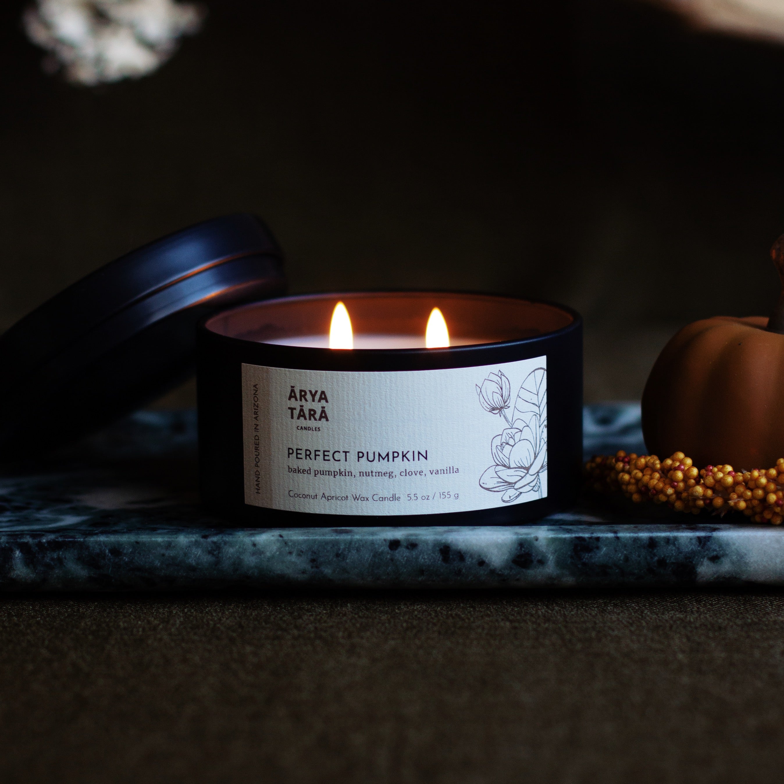 Perfect Pumpkin Candle | Onyx Tin