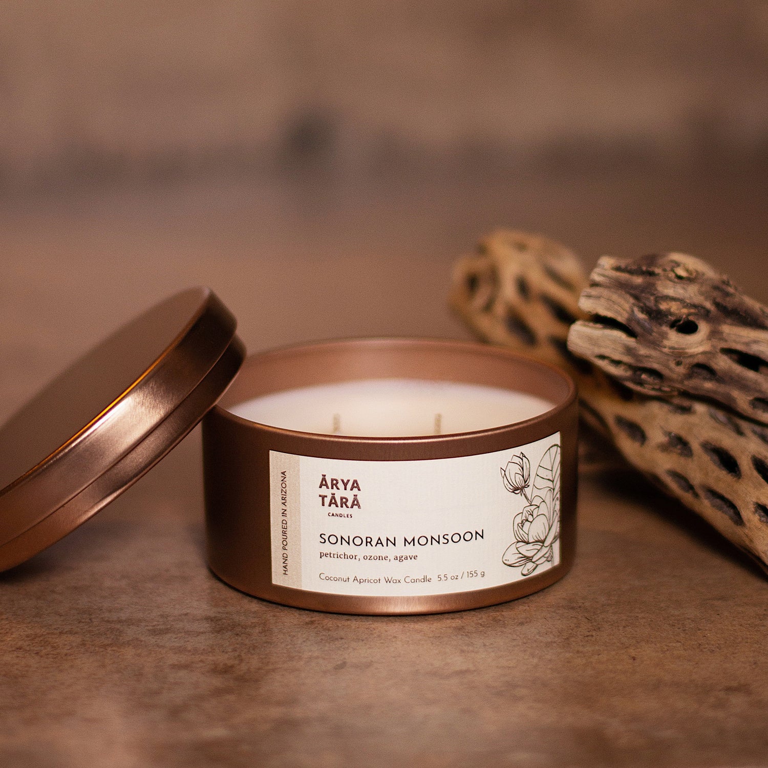 Sonoran Monsoon Candle | Copper Tin